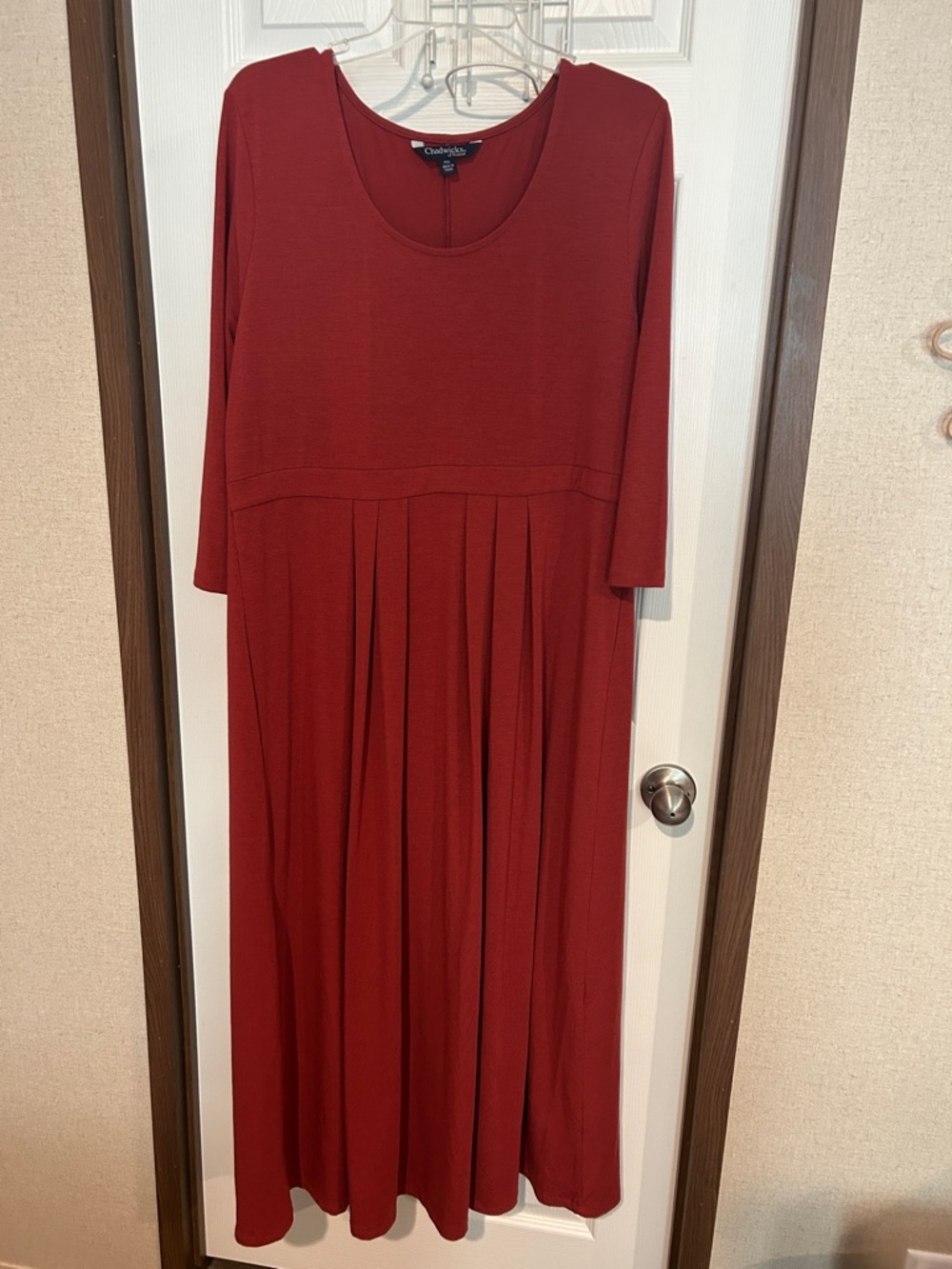 Chadwick’s of Boston pxl Women’s rust maroon maxi Dress